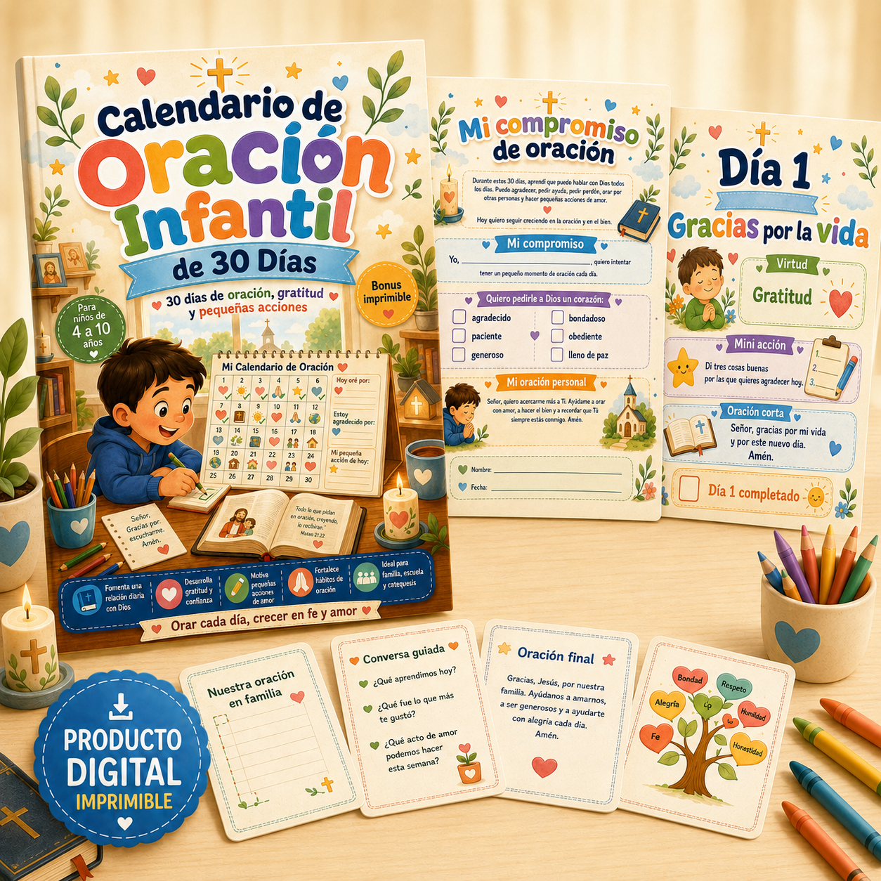 Bono: Calendario de Oración (30 Días)
